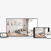 מצלמת אבטחה חכמה לכלבים – 360° עם זיהוי תנועה וראיית לילה | איכות 2K משודרגת