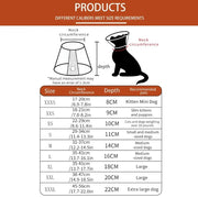 קולר אליזבת לכלבים וחתולים – מונע ליקוק ונשיכה אחרי ניתוח | נוח במיוחד וקל לחיבור