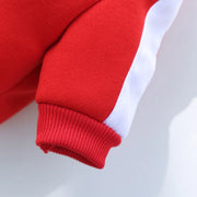 מעיל חורף לכלב בסגנון בייסבול לכלבים קטנים ובינוניים