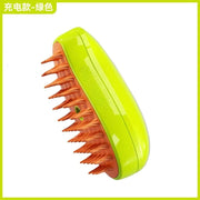 מברשת לכלב לשיער חשמלית – 3 ב-1: טיפוח, עיסוי והתזה | רכה לעור רגיש