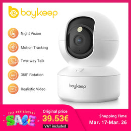 מצלמת לכלב חכמה – של המותג BoyKeep 2K עם חיבור 5 G/2.4GHz שליטה מהטלפון