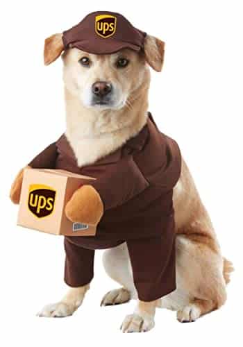 תחפושת שליח UPS לכלבים