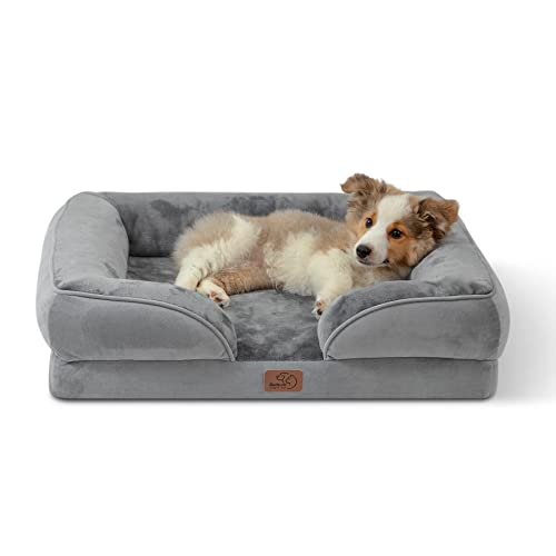 מיטת כלבים אורטופדית לכלבים בינוניים מבית BEDSURE